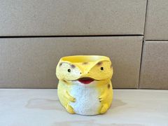 【レオパードゲッコー】リトルレジンポット　アニマル　トカゲ　5484　爬虫類　多肉植物　ミニプランター　プリザーブドフラワー　ポリレジン　レジンポット　レジン　小物入れ　ガーデニング雑貨　かわいい　プレゼント　ギフト　★まとめ買い値下げ交渉可★