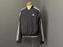 新品タグ付 アディダス ウインドブレーカー ブラックホワイト サイズOT ISA94 長袖 adidas /91182