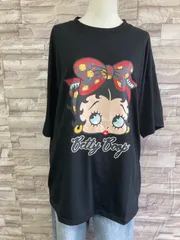 新品　ベティちゃんBettyBoop ベティブープ半袖Tシャツゆったりブラック