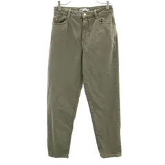 ZARA ザラ ロングパンツ 36 スモーキーグリーン レディース 古着