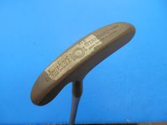 パター 即決 Ｓ４９ アクシネット ブルズアイ スタンダード フランジ　オリジナルスチール ３５インチ ＨＣ無[3438]即発送