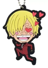 【中古】雑貨 サンジ ラバーマスコット 「一番くじ ワンピース 見参!赤鞘九人男～第二弾～」 H賞