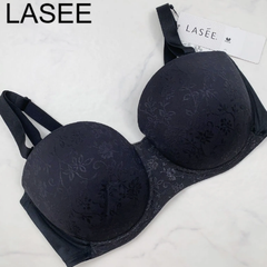 【新品タグ付き】Wacoal　ワコール　LASEE　ラゼ　ブラジャー　D80　ランジェリー　下着ㅤBL　刺繍　花　華やか　シンプル　プレゼント　ギフト