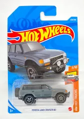 MATTEL HW HOT TRUCKS 7/10 GRX22 TOYOTA LAND CRUISER 80 グレー 226/250