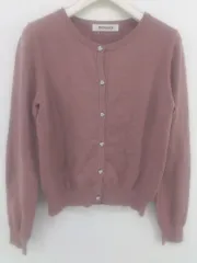 ◇ MISCH MASCH ミッシュマッシュ 長袖 ニット カーディガン サイズM ピンク系 レディース P  【1302090002193】