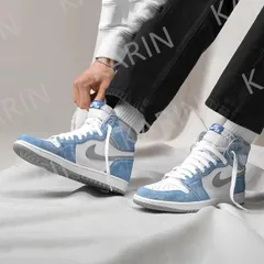 美品 箱付き Nike Air Jordan1 ハイカット シューズ 青/黒 エアジョーダン1 ブルーのおすすめ人気商品一覧 通販 - Yahoo