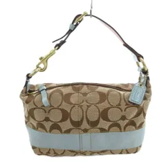 コーチ COACH シグネチャー ワンハンドルバッグ キャンバス ベージュ系 40024 /UO ■FF