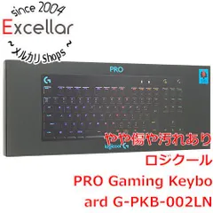 [bn:14] ロジクール　ゲーミングキーボード PRO Gaming Keyboard G-PKB-002LN　ブラック 元箱あり
