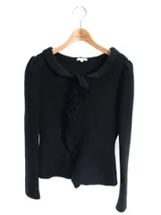 トゥービーシック W5F01-303-09 カーディガン 2 ネイビー フリル ITX73JIYEGS8