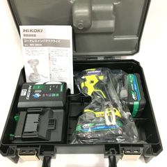 未使用 HiKOKI コードレスインパクトドライバ WH36DD(2XHYSZ) スパイダーイエロー フルセット 36V マルチボルト ハイコーキ △ DW3055-