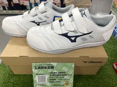 【未使用品】[ミズノ] 安全靴 オールマイティTD2 22L 【F1GA2301】 01：ホワイト×ネイビー 26.5cm