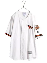 【お得なクーポン配布中!】 90s オリオールズ ベースボール シャツ メンズ XL オールド MLB オフィシャル スターター 大リーグ ユニフォーム 半袖シャツ 大きいサイズのサムネイル