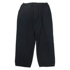 COMOLI コモリ 20SS R01-03008 ベタシャン ドローストリング テーパード スラックス イージー パンツ ブラック系 2【中古】のサムネイル