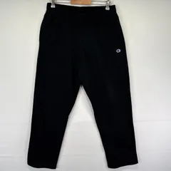古着 チャンピオン Champion スウェットパンツ ワンポイントロゴ イージーパンツ 長ズボン L  ブラック メンズ