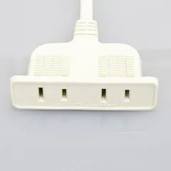 ノア 家具用コンセント（什器用） 2ヶ口コンセント 白 VCTFKコード2m ワンタッチ式 1500Wまで NC-150 セール