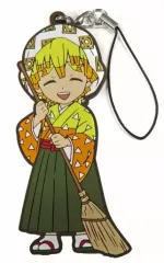 【中古】雑貨 我妻善逸 オリジナルラバーストラップ 「鬼滅の刃×ピザーラ」