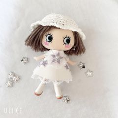 イーマリー　ハンドメイドワンピース　星