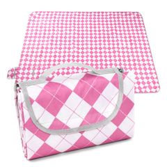 【特価商品】ピンク 厚手 大きめ 150x200cm レジャーシート ピクニックマット コンパクト 防水