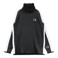 美品CPG シーピージーゴルフ 裏起毛ジップジャケット 総柄 ブラック3 CPG シーピージーゴルフ 裏起毛ジップジャケット 総柄 ブラック