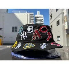 NEW ERA バケット01 Team Logo Allover MLB ブラック M/Lサイズ ¥8800+送料¥550