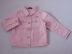 ★5 新品 未使用 ベベ bebe アウトレット 子供服 女の子 100cm 長袖 薄手 ブルゾン ジャンパー ピンク 春 夏 秋 トップス ガールズ 女児 キッズ 【中古】 ユーズド リサイクル こども