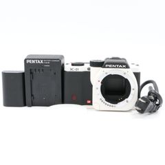 【ほぼ新品】 PENTAX ペンタックス K-01 ホワイト/ブラック ショット数6,095枚!