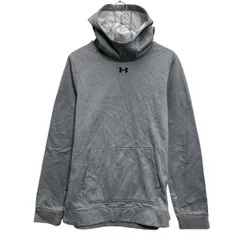 UNDER ARMOUR ロゴスウェット パーカー M グレー アンダーアーマー プルオーバー 古着卸 アメリカ仕入 a702-6615のサムネイル