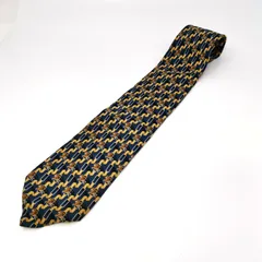 Burberry 高級シルク ネクタイ　ホースロゴ　ブルー　管理番号KKVKO650