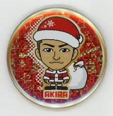 【中古】バッジ・ピンズ(男性) AKIRA(EXILE) プチキャラ缶バッジ Xmas 2018 ver. EXILE TRIBE STATION オンラインカプセル