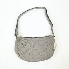 スヌーピー キルティング ショルダーバッグ グレー SNOOPY