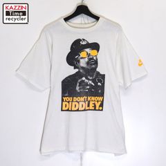 90s USA製 vintage NIKE ボ・ディドリー 半袖Ｔシャツ メンズ 表記XLサイズ