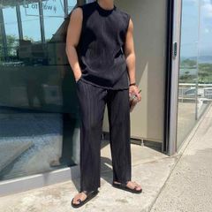 LIDNM リドム Rayon Luft Easy Slacks Sサイズ - メルカリ