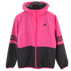 adidas アディダス ウインドブレーカー S ピンク レディース 古着
