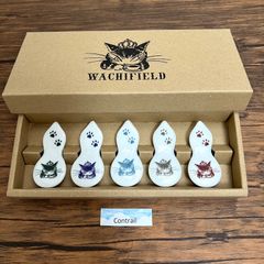 【美濃焼】 わちふぃーるど ダヤン ひょうたん箸置き 5個セット WACHIFIELD DAYAN Set of 5 Chopstike rests