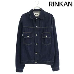 MSGM デニムジャケット Gジャン バックロゴ 46 M相当 インディゴ 2025年最新】MSGM メンズ Gジャン・デニムジャケットの人気