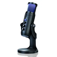 【在庫セール】ライブ配信 ゲーム実況 PS5/4使用可能 PC YouTube PC ワンタッチミュート カーディオイド指向性 Skype RGB光り マイク ゲーミングマイク ライブ配信/web会議/ダビング/在宅勤務に適合 コンデンサーマイク USB Ca