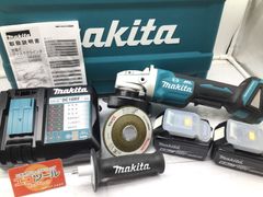 【未使用に近い】☆Makita/マキタ 18v充電式100mmディスクグラインダ GA420DRGX [ITPXJZNGEO14] [エコツール笠寺店][M01]