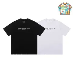 【今日WTO】Givenchy GVC 新款斑点ロゴプリント T（黒白）-YF94