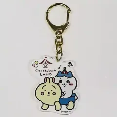 【中古】キーホルダー ハチワレ(ぴーぽぽ) ちいかわらんど アクリルキーホルダー 「ちいかわ なんか小さくてかわいいやつ」