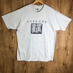 USA製 90s VINTAGE Lee CAPECOD プリント Tシャツ メンズ XLサイズ 灯台 90年代 アメリカ製 リー ヴィンテージ ビンテージ ストリート アメカジ 古着 e24053024