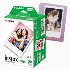 新品 富士フィルム チェキ フィルム instax mini JP2 インスタントカメラ 20枚入×1セット(20枚) カードサイズ チェキ用フィルム チェキアルバム 20枚ポケット 1冊 セット