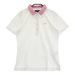 サイズ：M CALLAWAY キャロウェイ  半袖ポロシャツ  ホワイト系 [240101494886] ゴルフウェア レディース ストスト