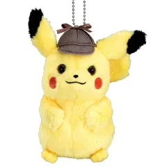 【中古】キーホルダー・マスコット(キャラクター) ピカチュウ マスコット ポケモンぬいぐるみ 「名探偵ピカチュウ」 