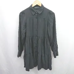 ◇ ⊂ ZARA ザラ デザインシャツ 長袖 チュニックブラウス カットソー サイズXs ブラック系 レディース E  【1507280010280】
