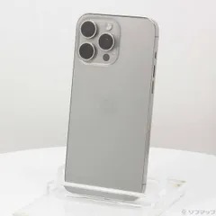 〔中古品〕 iPhone15 Pro Max 512GB ナチュラルチタニウム MU6W3J／A SIMフリー