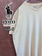 POLO RALPH LAUREN メンズTシャツ　イエロー　古着