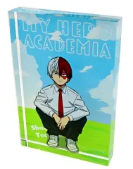 【中古】アクリルスタンド・アクリルパネル 轟焦凍 アクリルブロック 青春ver. 「僕のヒーローアカデミア」 ジャンプフェスタ2023グッズ 受注生産限定