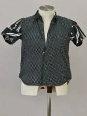 コムデギャルソン BLACK COMME des GARCONS シャツ/ブラウス 半袖 ドット XSサイズ 黒 1E-B010 AD2020 メンズ j_p F-S4401のサムネイル