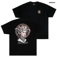 CROOKS & CASTLES SMOKING MEDUSA Tシャツ【BLACK】(クルックスアンドキャッスルズ 通販 大きいサイズ T-SHIRTS TEE 半袖 ショートスリーブ ロゴ プリント)