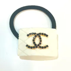 未使用品　CHANEL シャネル　マトラッセ　COCOマーク　ノベルティ　ヘアゴム　：X2090
